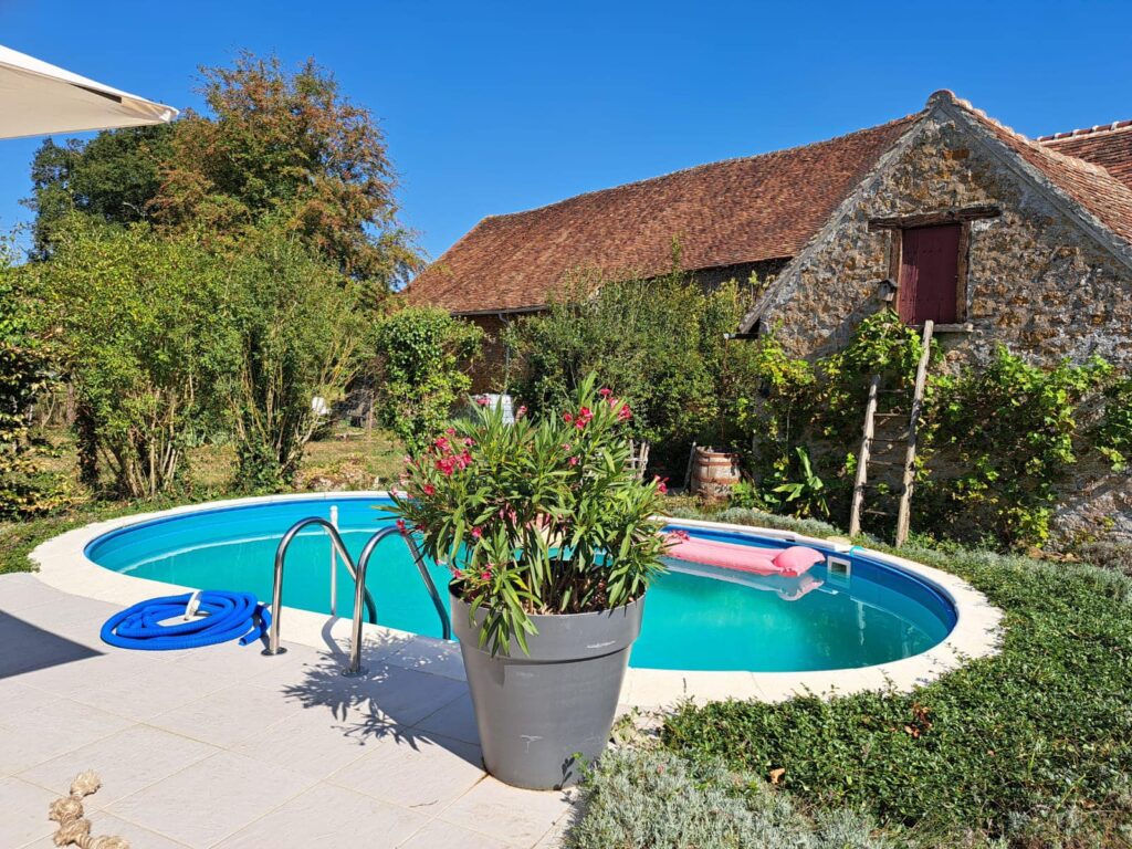 zwembad vakantiehuis familie Nassy