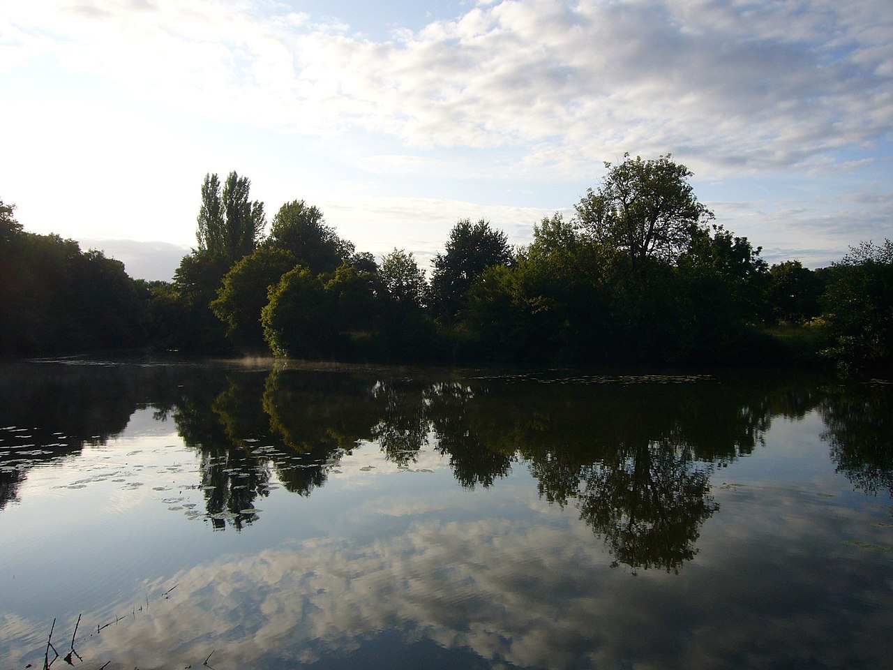 Anglin rivier in Frankrijk
